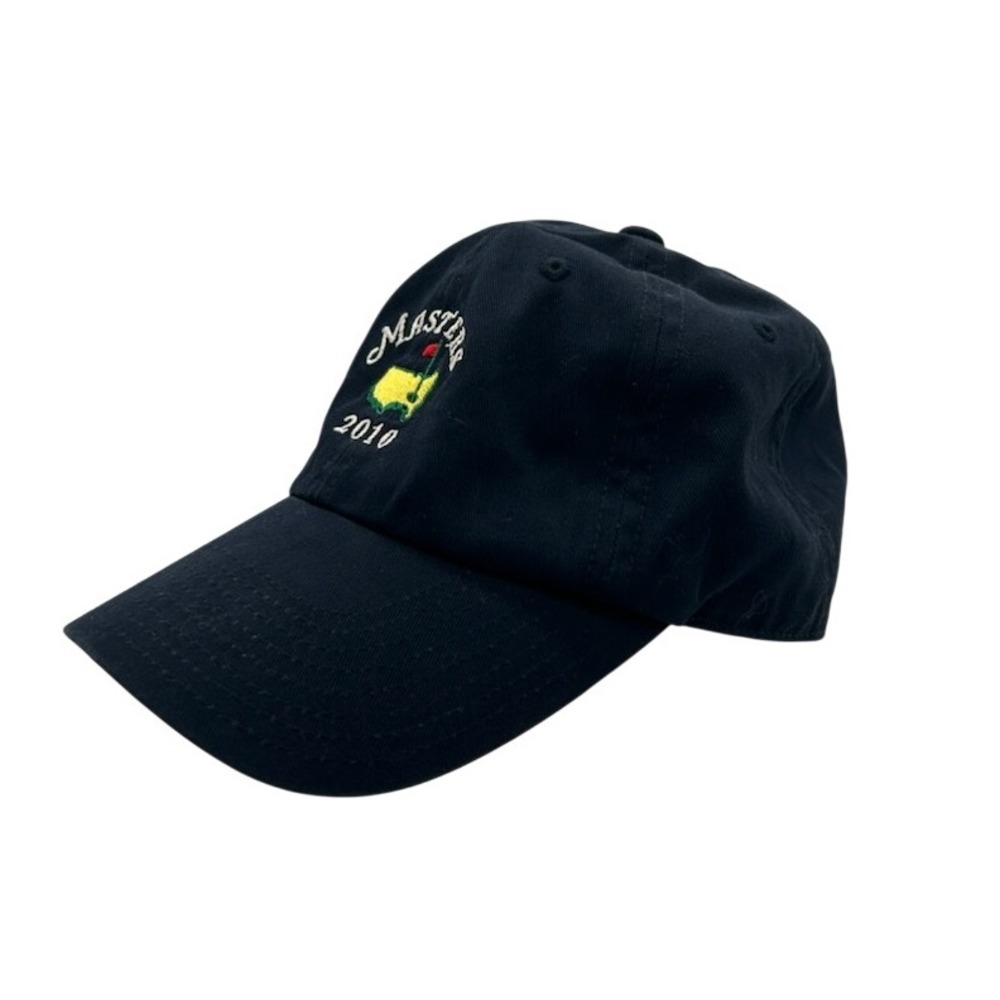 Masters Golf Tournament 2010 American Needle Black Adjustable Hat Cap